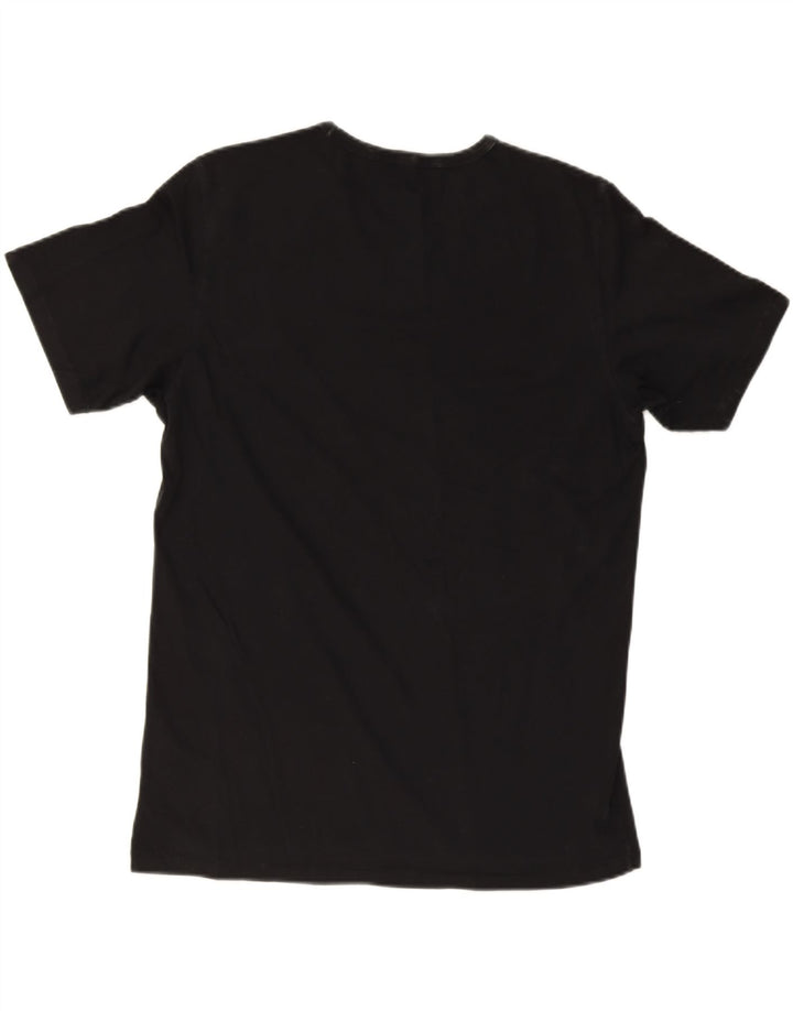 Tricou grafic pentru bărbați LEE Top mare din bumbac negru
