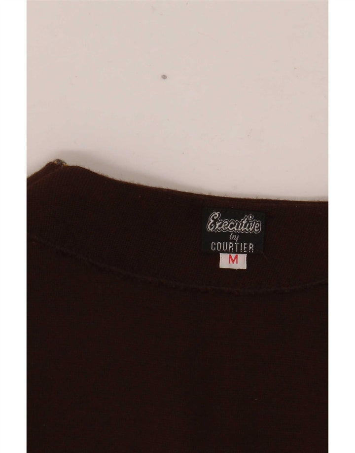Vestă vintage pentru bărbați, maro mediu