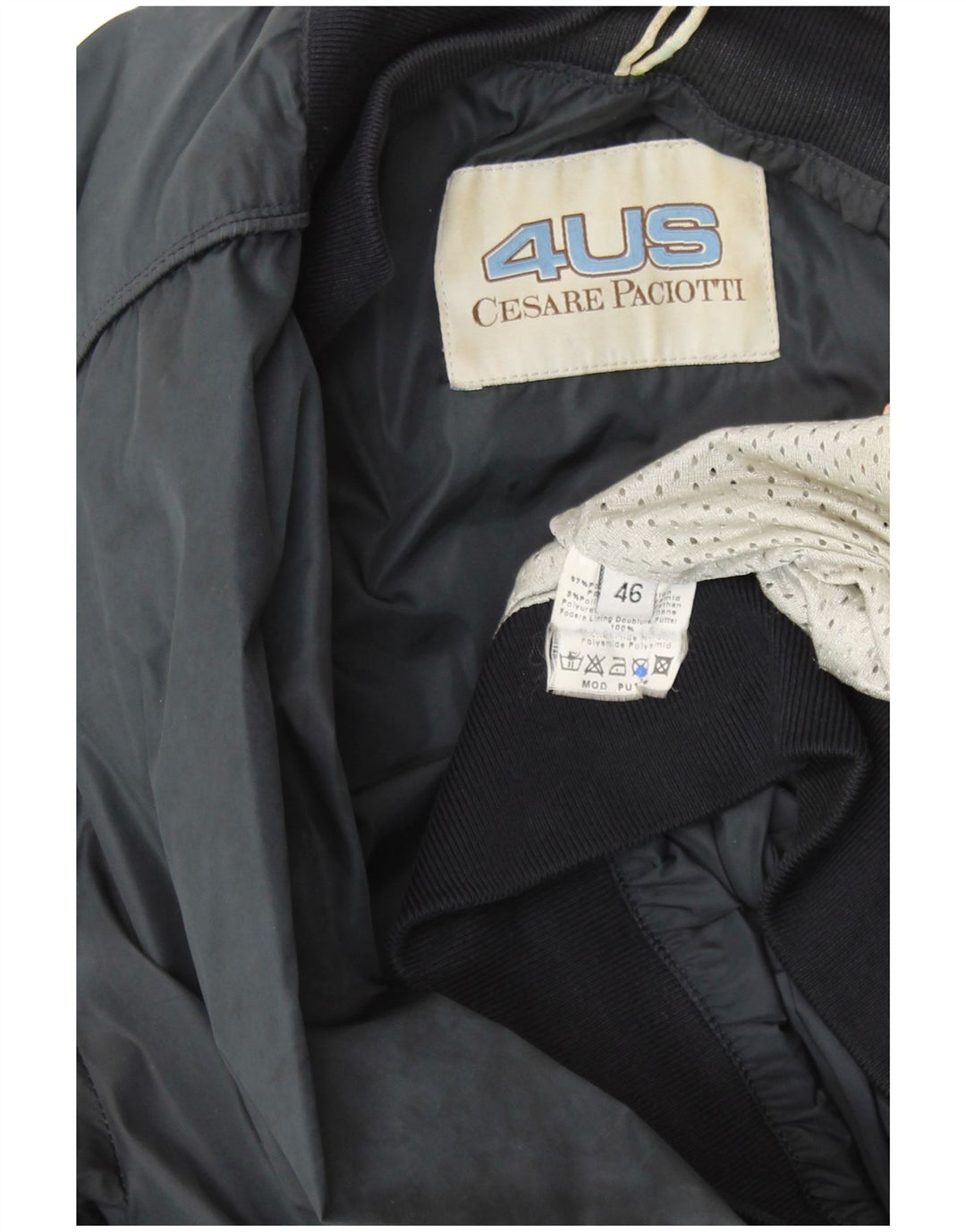 CESARE PACIOTTI 4US Jachetă Bomber Grafică pentru Damă IT 46 Mare Bleumarin