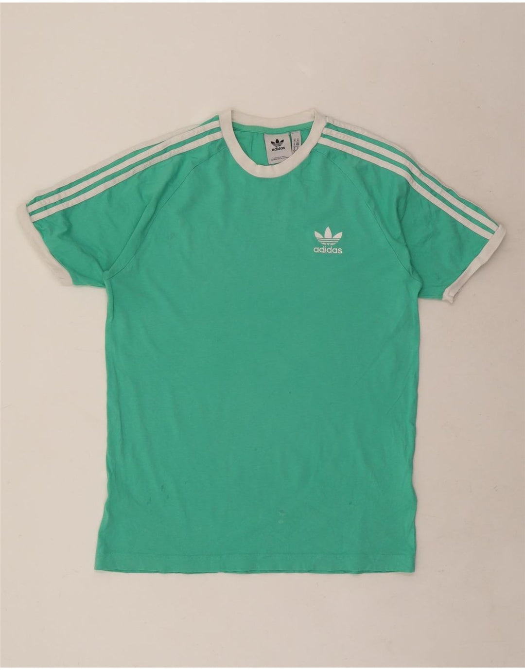 Tricou pentru bărbați Adidas Top Medium Turcoaz Bumbac