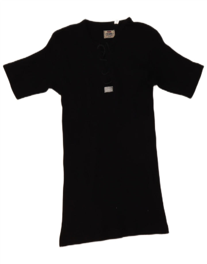 Tricou pentru femei Levi's Top UK 8 Small Black Bumbac