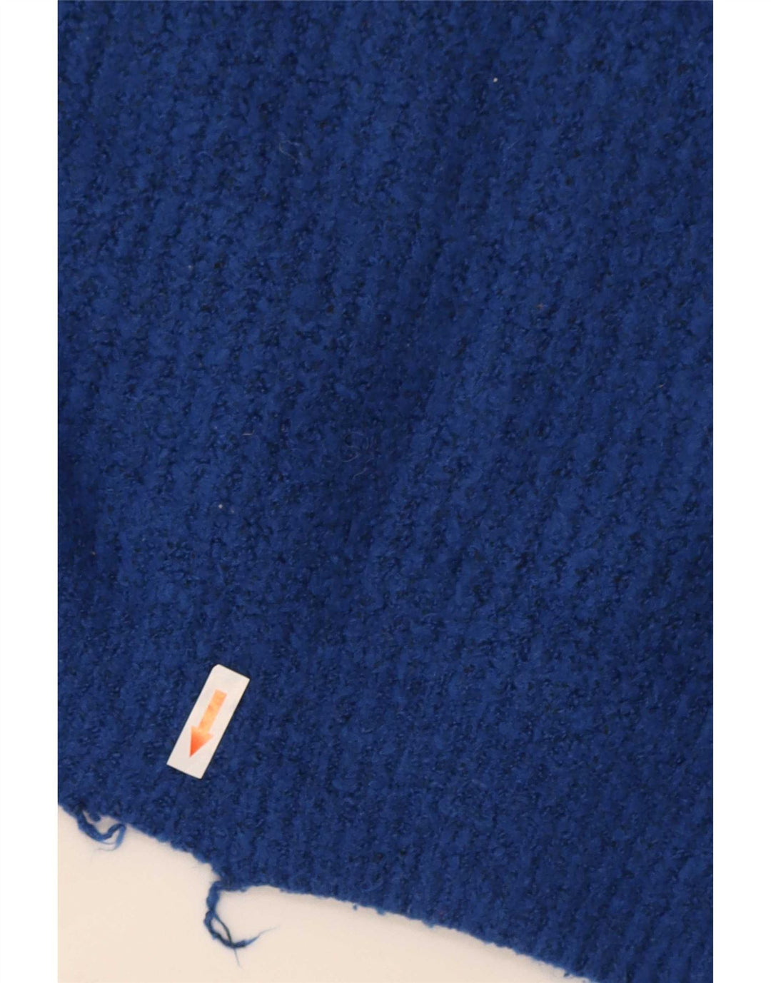 Pulover supradimensionat pentru femei Zara, cu gât rulat, UK 10 Mic, albastru acrilic