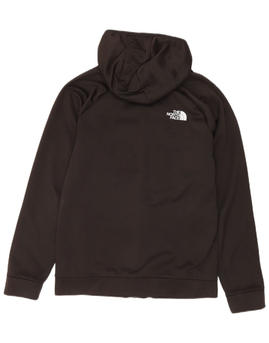 THE NORTH FACE Pulover cu capota cu fermoar pentru băieți 14-15 ani XL negru Colorblock