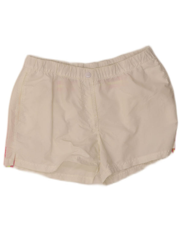 Sundek Pantaloni scurti de înot pentru femei UK 16, mare, alb, nailon