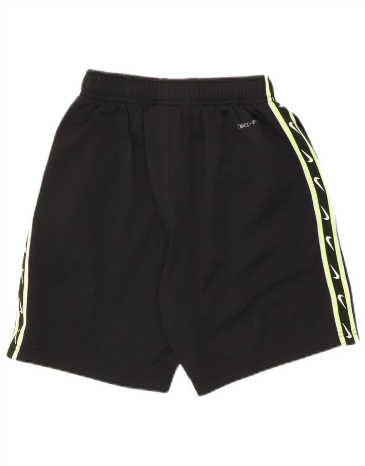 Pantaloni scurți sport Nike Dri Fit Graphic pentru băieți 10-11 ani Poliester negru mediu
