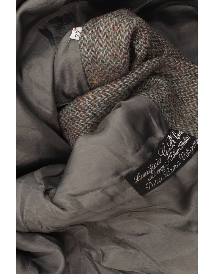 LANIFICO CAMPORE Jachetă pentru femei cu 2 nasturi IT 44 Chevron maro mediu