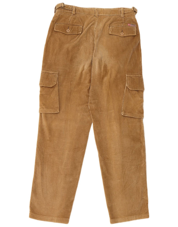 Pantaloni din velur cargo pentru bărbați canadieni EU 48 Medium W32 L31 Maro Bumbac