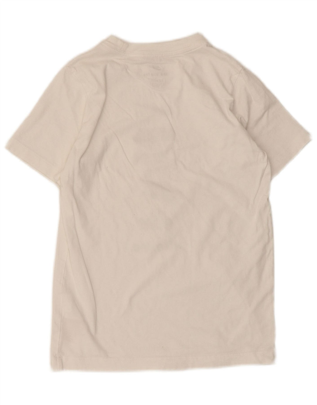 Tricou grafic Nike pentru băieți Top 10-11 ani Bumbac alb mediu