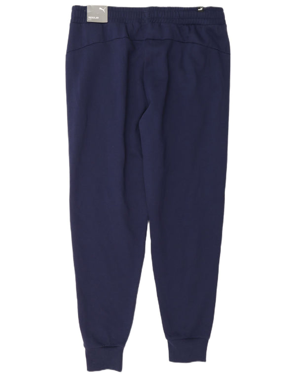 Pantaloni de trening Puma pentru bărbați Joggeri XL Bumbac bleumarin