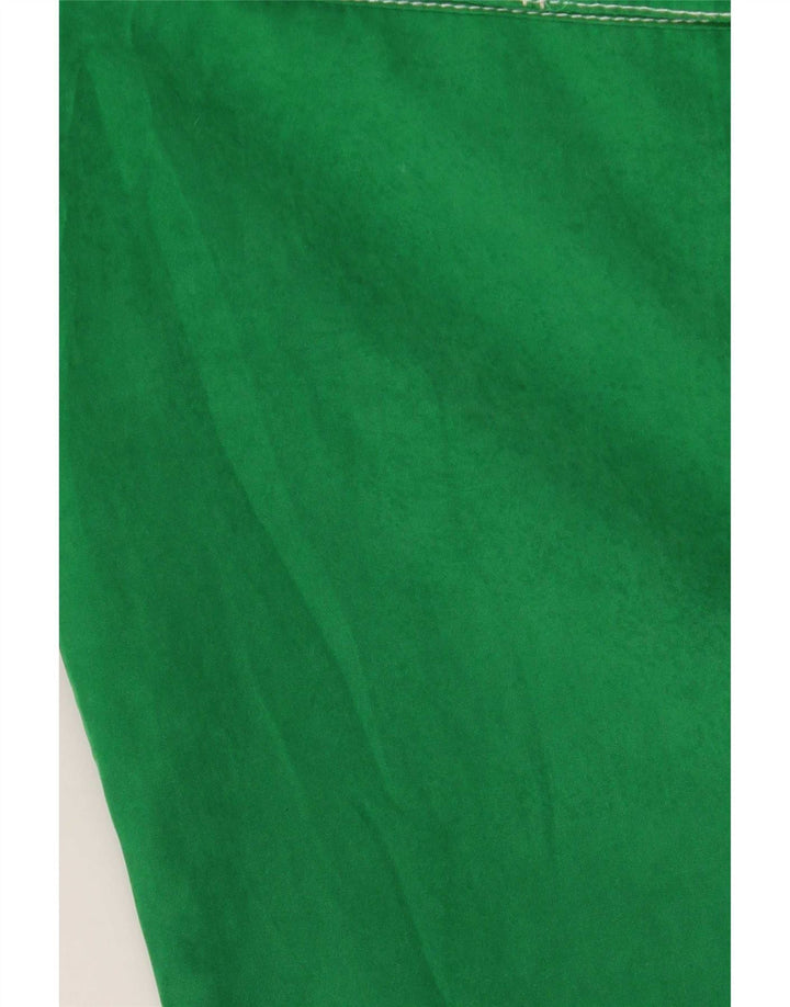 Pantaloni scurți de înot grafic Superdry pentru bărbați, mici, verzi, poliester color bloc