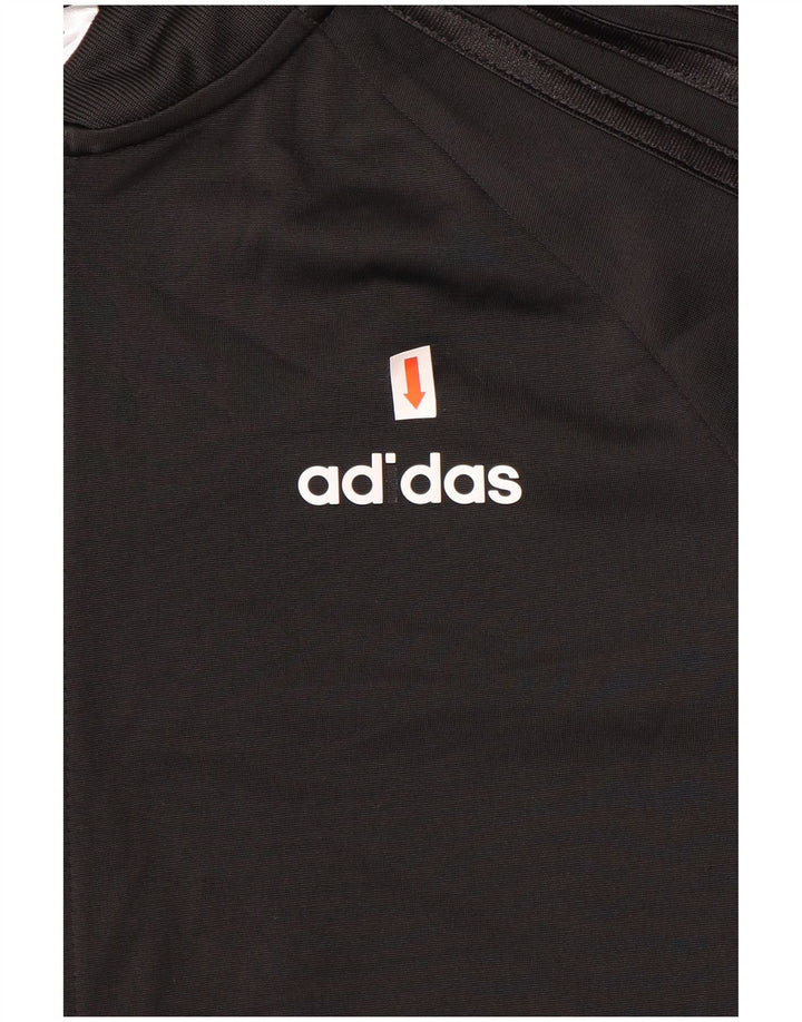 Jachetă de trening pentru femei Adidas UK 8/10 Poliester negru mic