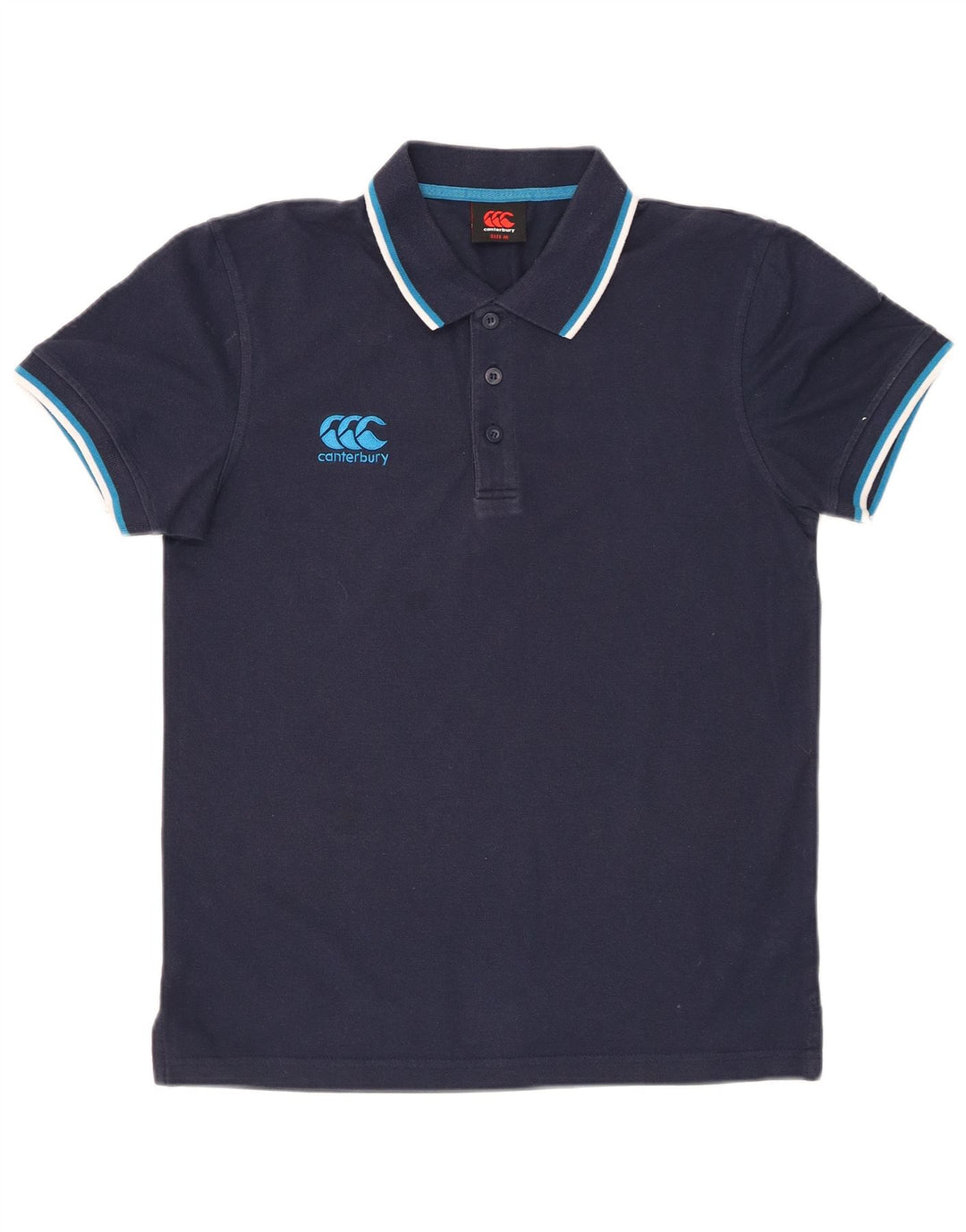 Cămașă polo CANTERBURY pentru bărbați, poliester bleumarin mediu