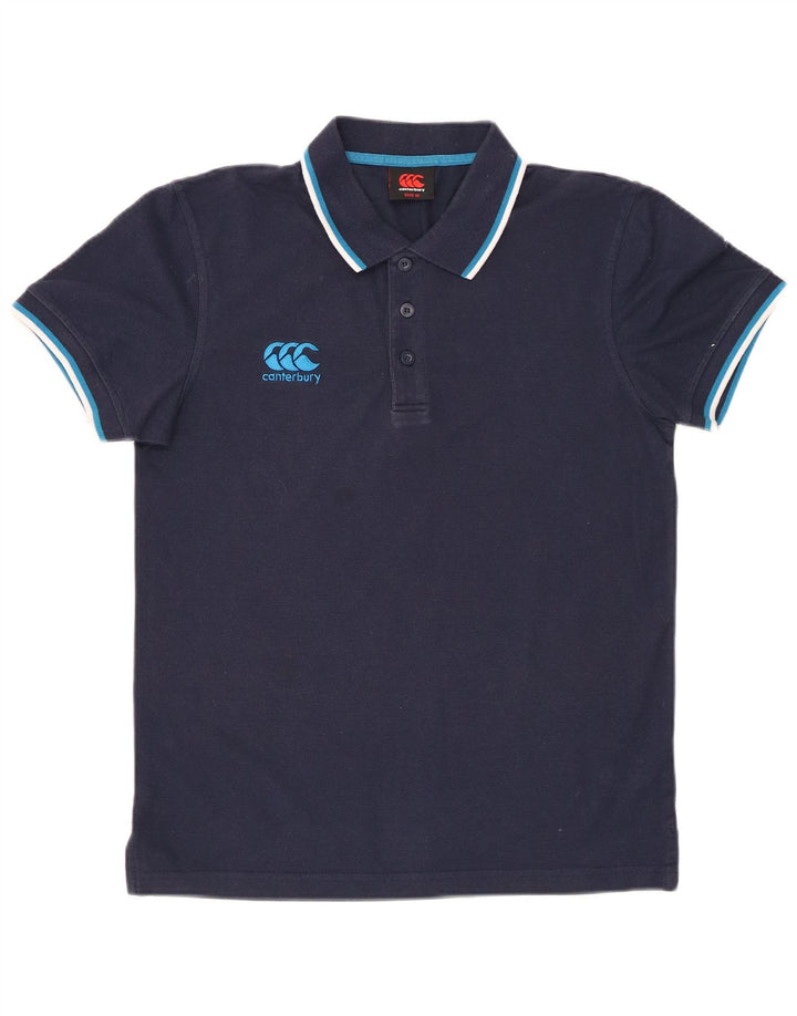 Cămașă polo CANTERBURY pentru bărbați, poliester bleumarin mediu