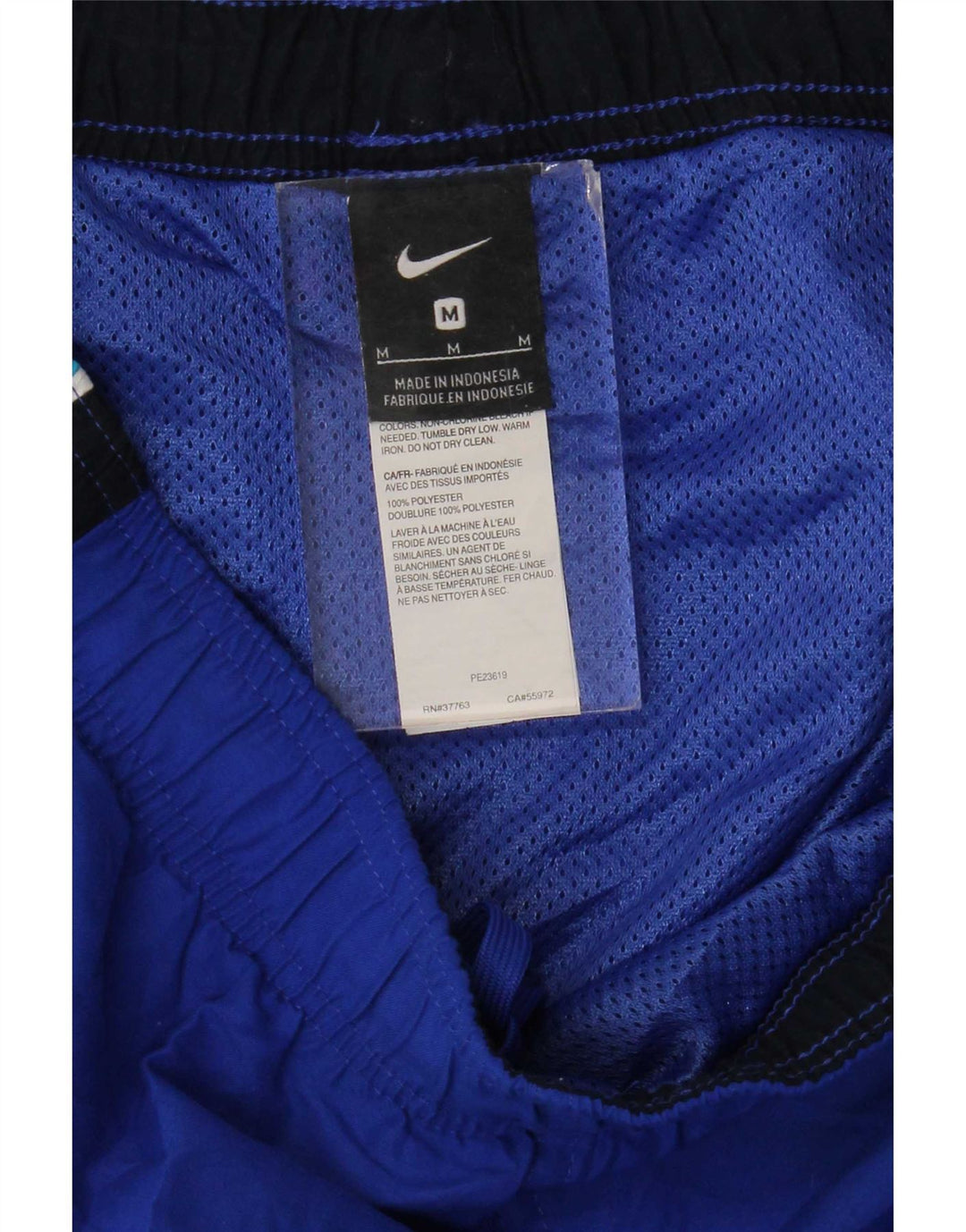 Pantaloni scurți sport Nike pentru bărbați, albastru mediu, poliester color bloc