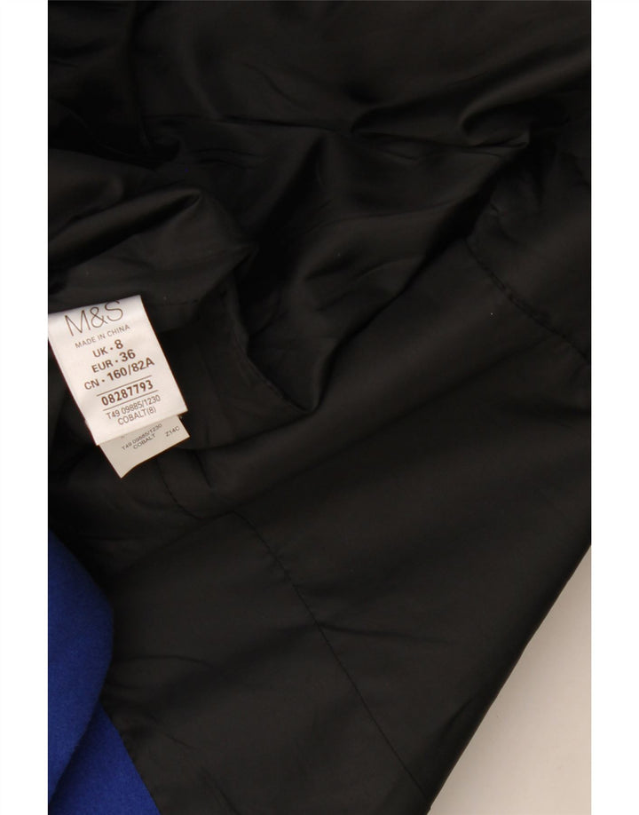 Palton pentru femei Marks & Spencer UK 8 Small Blue Poliester