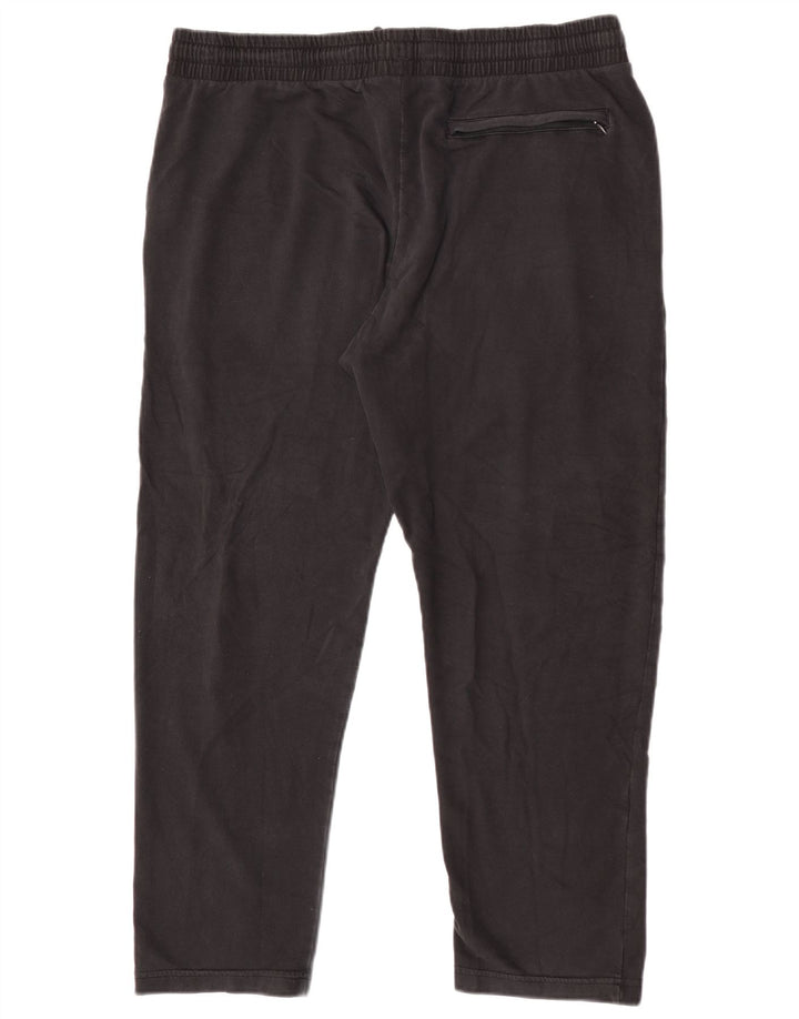 Pantaloni de trening pentru bărbați Marks & Spencer, cu formă regulată, XL, bumbac negru