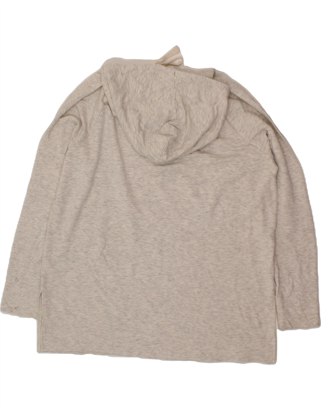 GAP Womens Oversized Hoodie Jumper UK 14 Medium Grey Flecked Rayon Vintage Gap and Second-Hand Gap from Messina Hembry 