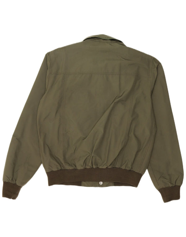 Jachetă bomber pentru bărbați NORTH SAILS UK 40 Large Kaki Nylon