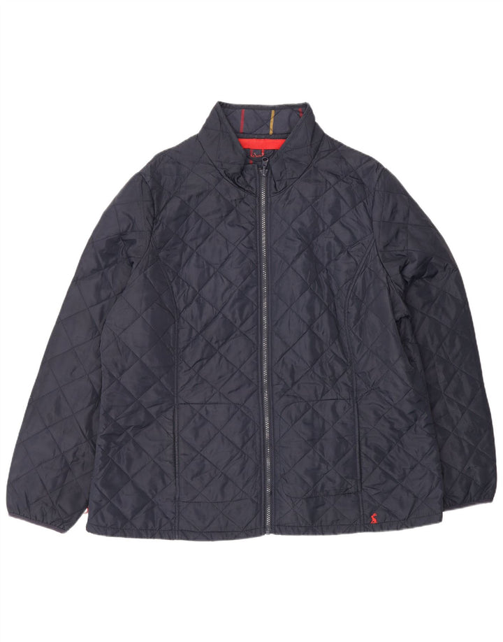 Jachetă matlasată Joules pentru femei UK 18 XL Bleumarin Poliester