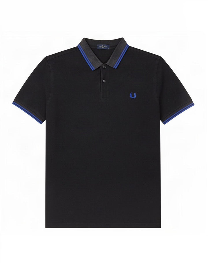 Cămașă polo pentru bărbați Fred Perry XL bumbac negru