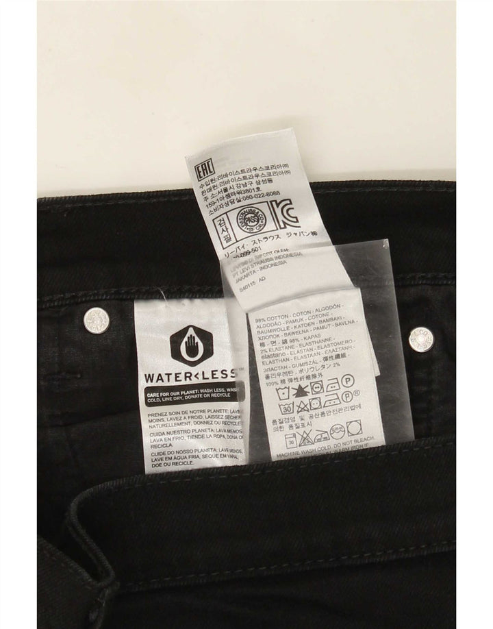 Blugi slim pentru femei Levi's W36 L31 bumbac negru