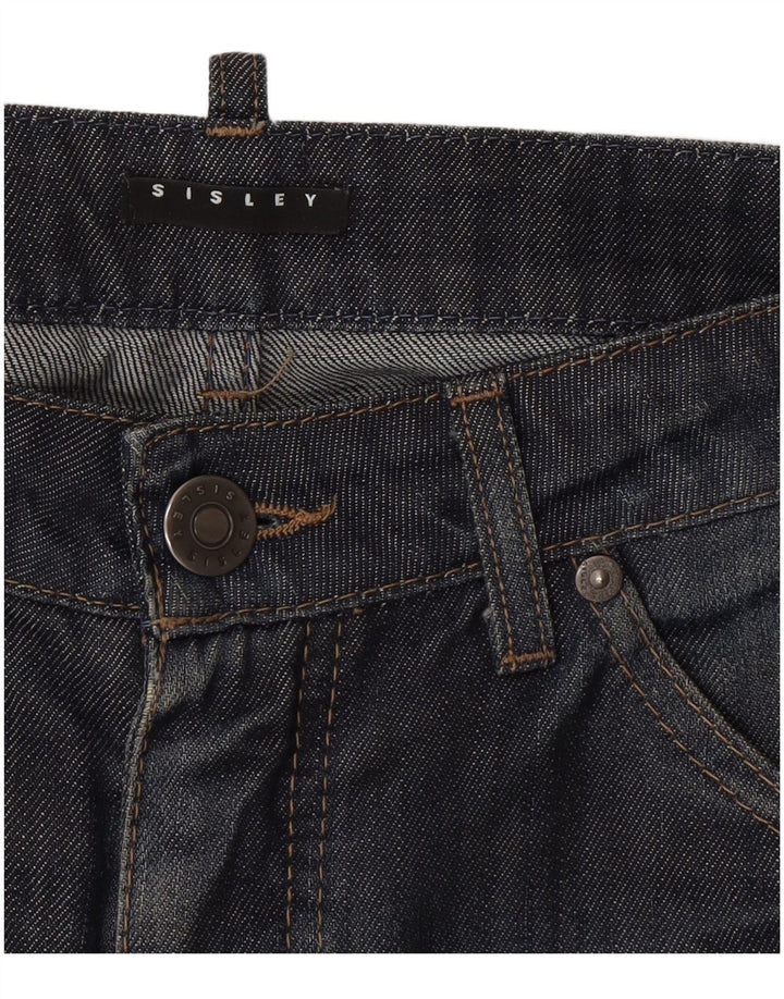 Blugi Sisley pentru femei Slim W30 L28 Albastru