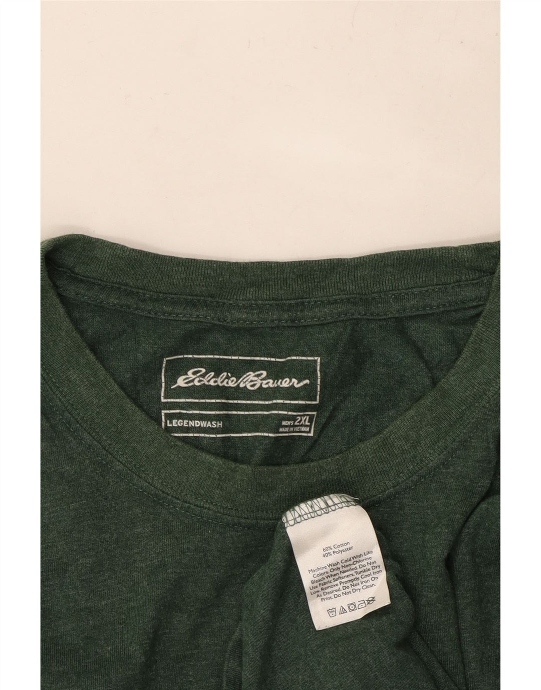 EDDIE BAUER Bărbați Legendwash Top cu mânecă lungă 2XL bumbac verde
