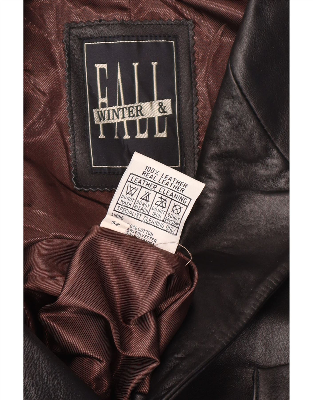 VINTAGE Mens 3 Button Leather Blazer Jacket IT 52 XL Black Leather