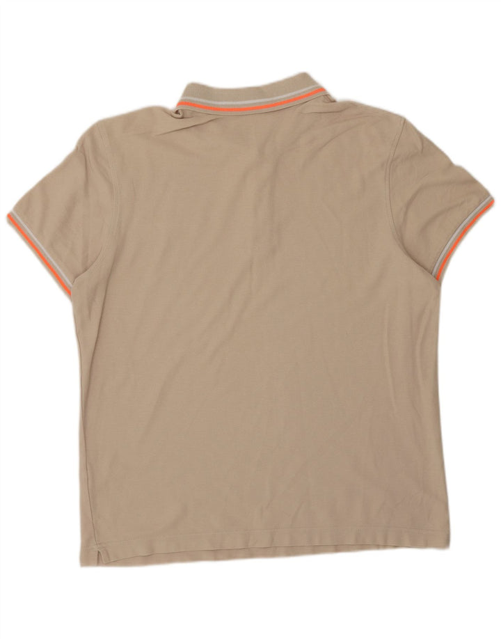 Tricou polo pentru bărbați Lotto, mare, bej, bumbac
