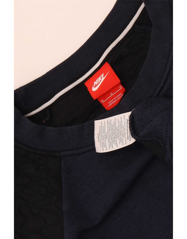 Pulover Nike pentru femei UK 14 Mediu, bleumarin, bumbac color bloc