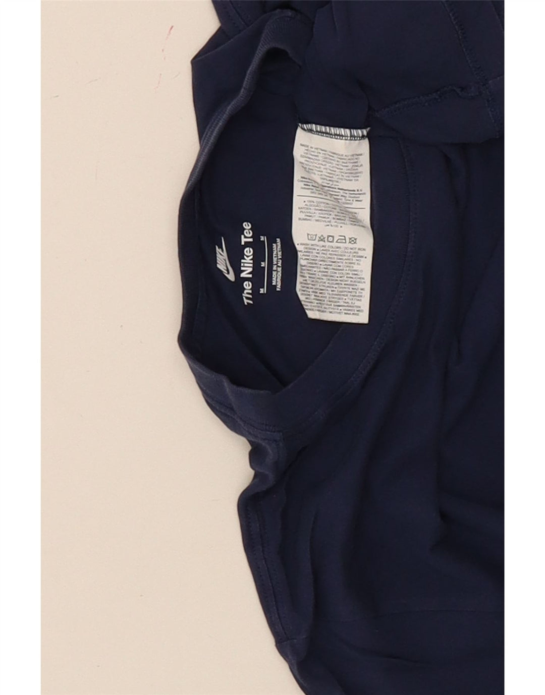 Tricou pentru bărbați Nike Top mediu din bumbac bleumarin
