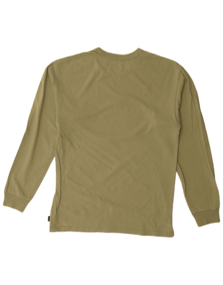 Tricou cu mânecă lungă pentru bărbați, cu îmbrăcăminte lungă, XS, verde