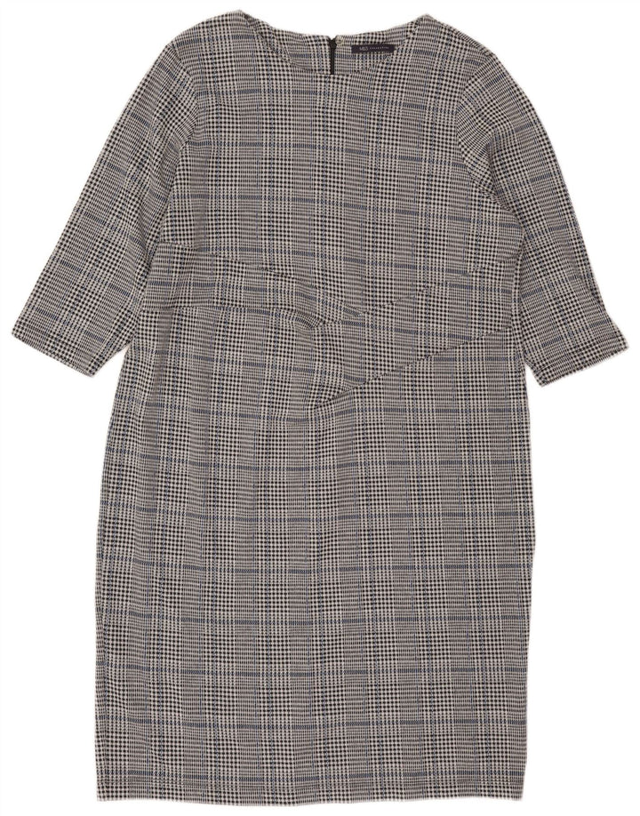 Rochie schimbătoare pentru femei Marks & Spencer, cu mâneci 3/4 UK 22 3XL, gri Check