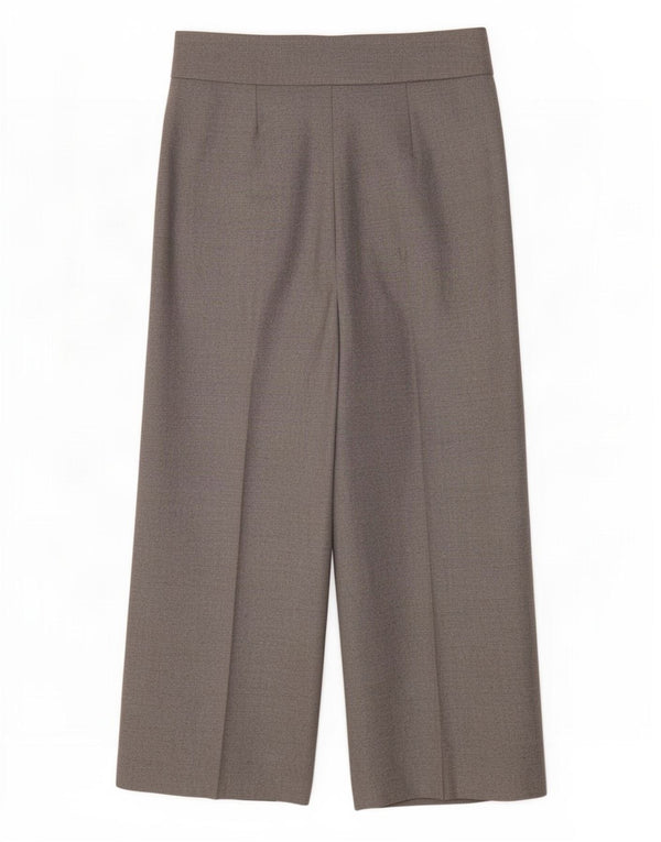 Marks & Spencer Pantaloni casual pentru femei cu talie înaltă UK 8 Small W26 L25 Gri