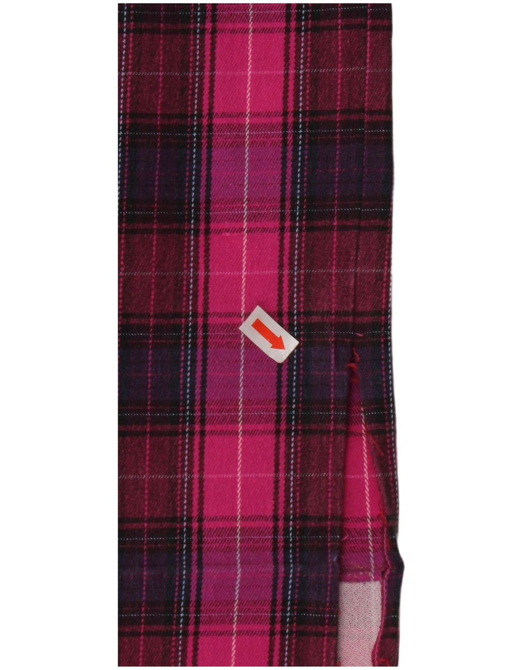 Pantaloni casual drepti pentru femei MOSCHINO UK 10 Small W28 L28 Pink Check