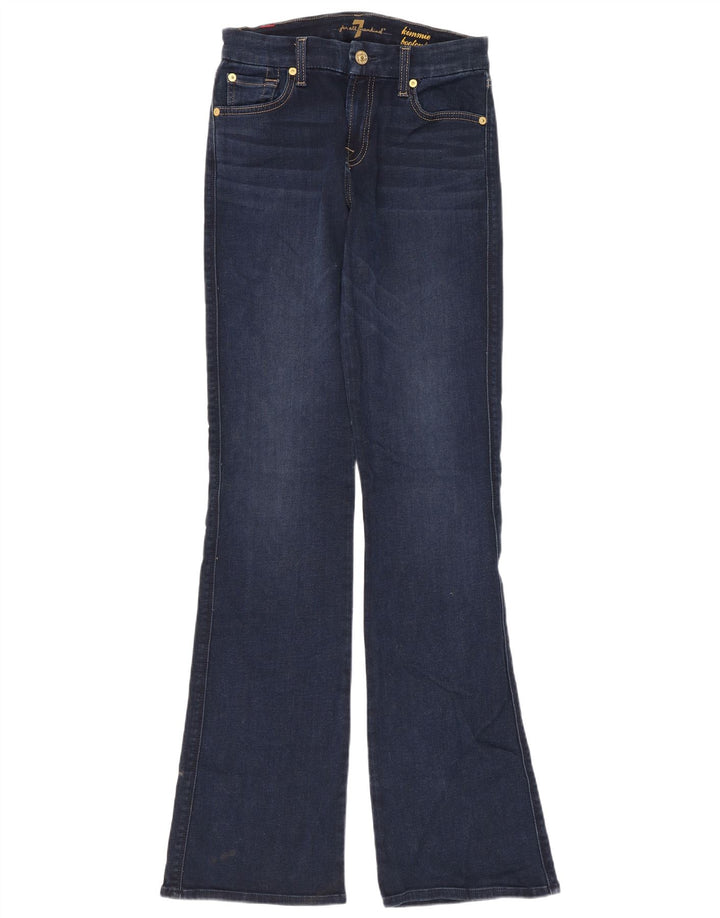 7 For All Mankind Blugi pentru femei Bootcut W26 L33 Bumbac bleumarin