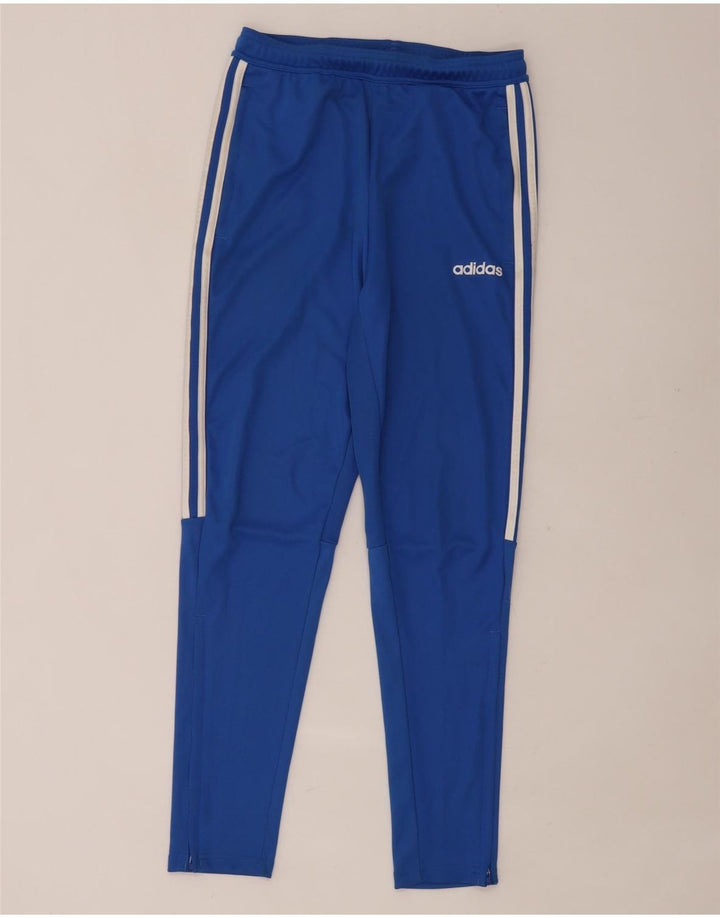 Pantaloni de trening Climalite ADIDAS pentru femei UK 10 Poliester albastru mic