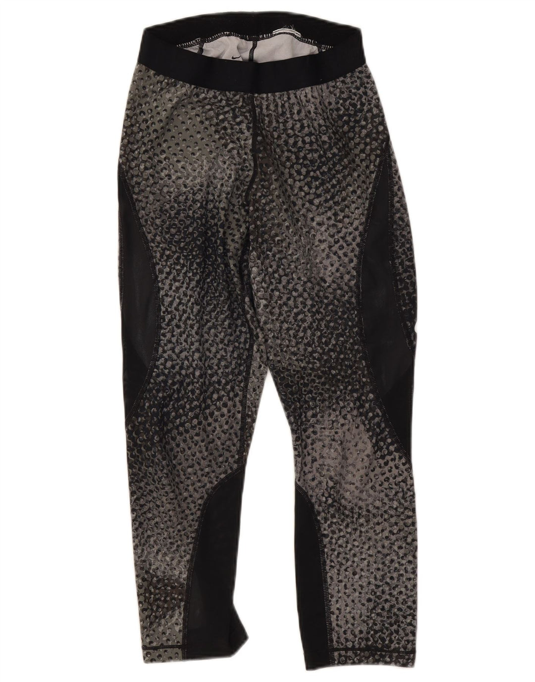 Leggings Capri Nike pentru femei UK 12 Gri mediu Colorblock