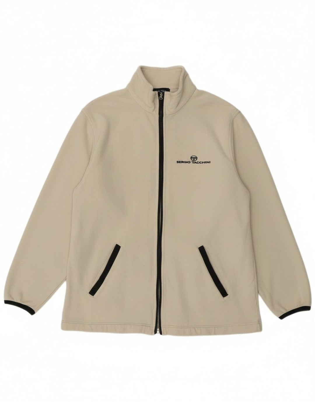 Jachetă de trening pentru bărbați Sergio Tacchini, mică, albă