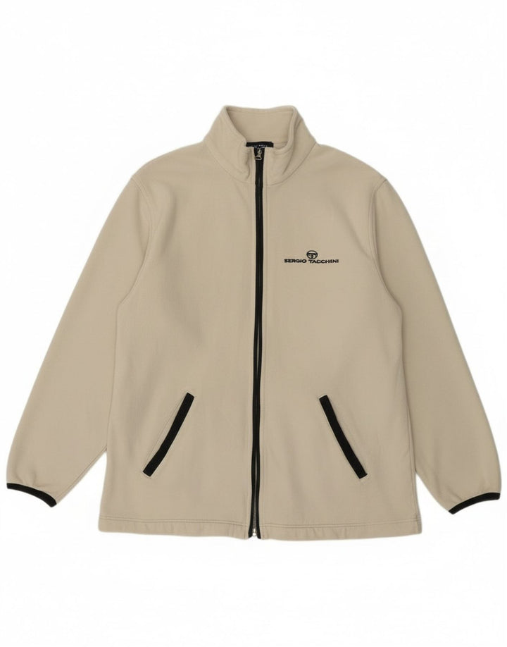 Jachetă de trening pentru bărbați Sergio Tacchini, mică, albă