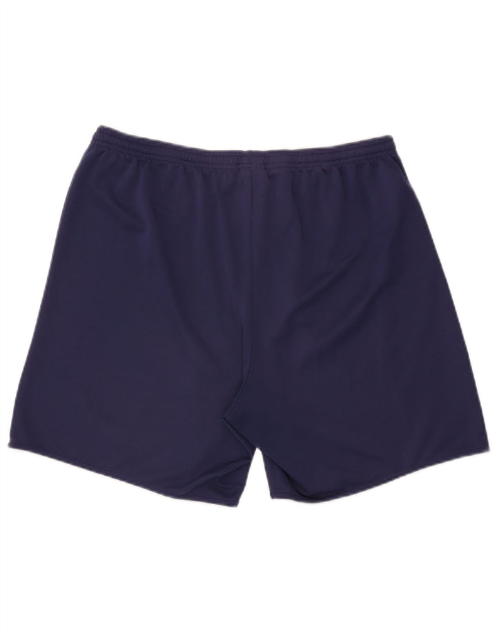 Pantaloni scurți sport pentru bărbați Adidas Climalite XL bleumarin poliester
