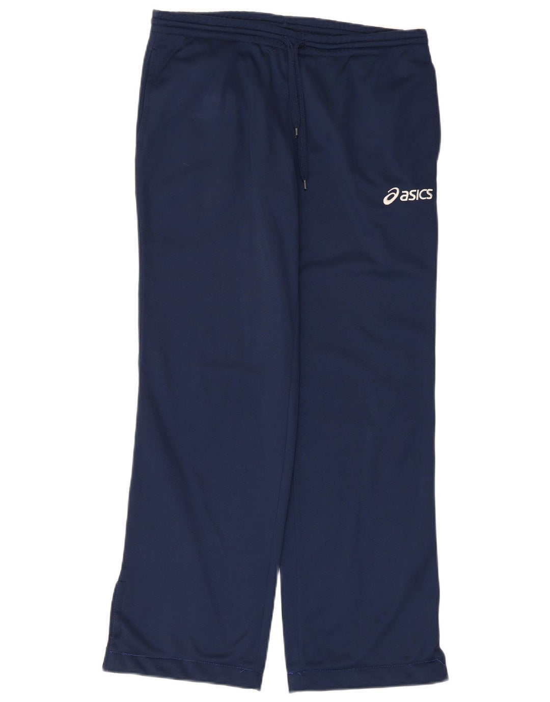 Pantaloni de trening Asics pentru bărbați, poliester mediu bleumarin