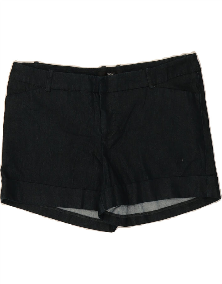 MOSSIMO Womens Stretch Chino Shorts US 10 Large W32 Navy Blue Cotton Vintage Mossimo and Second-Hand Mossimo from Messina Hembry 
