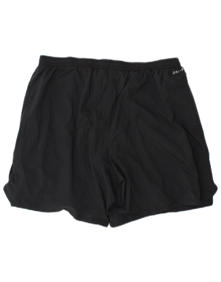 Pantaloni scurți sport Nike Dri Fit pentru bărbați XL, poliester negru