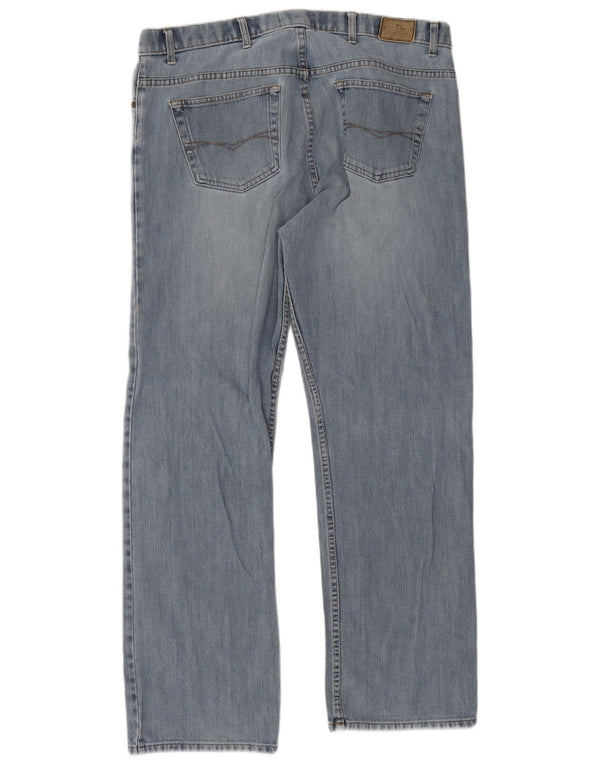 Blugi drepți pentru bărbați Marks & Spencer Blue Harbour W38 L31 bumbac