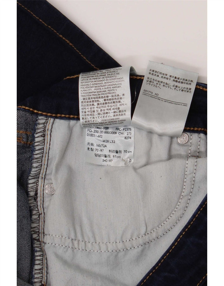 Blugi Levi's 715 Bootcut pentru femei W28 L26 bumbac bleumarin