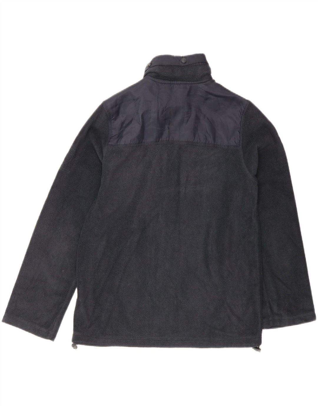 MASSIMO DUTTI Jachetă fleece cu grafică pentru băieți 11-12 ani poliester bleumarin