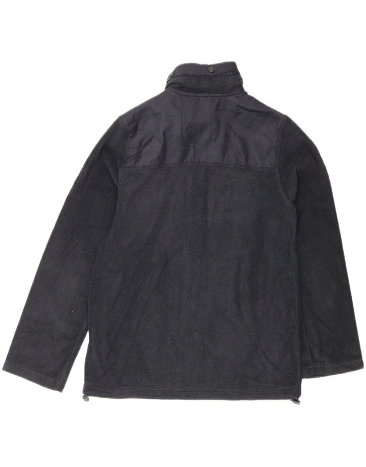 MASSIMO DUTTI Jachetă fleece cu grafică pentru băieți 11-12 ani poliester bleumarin