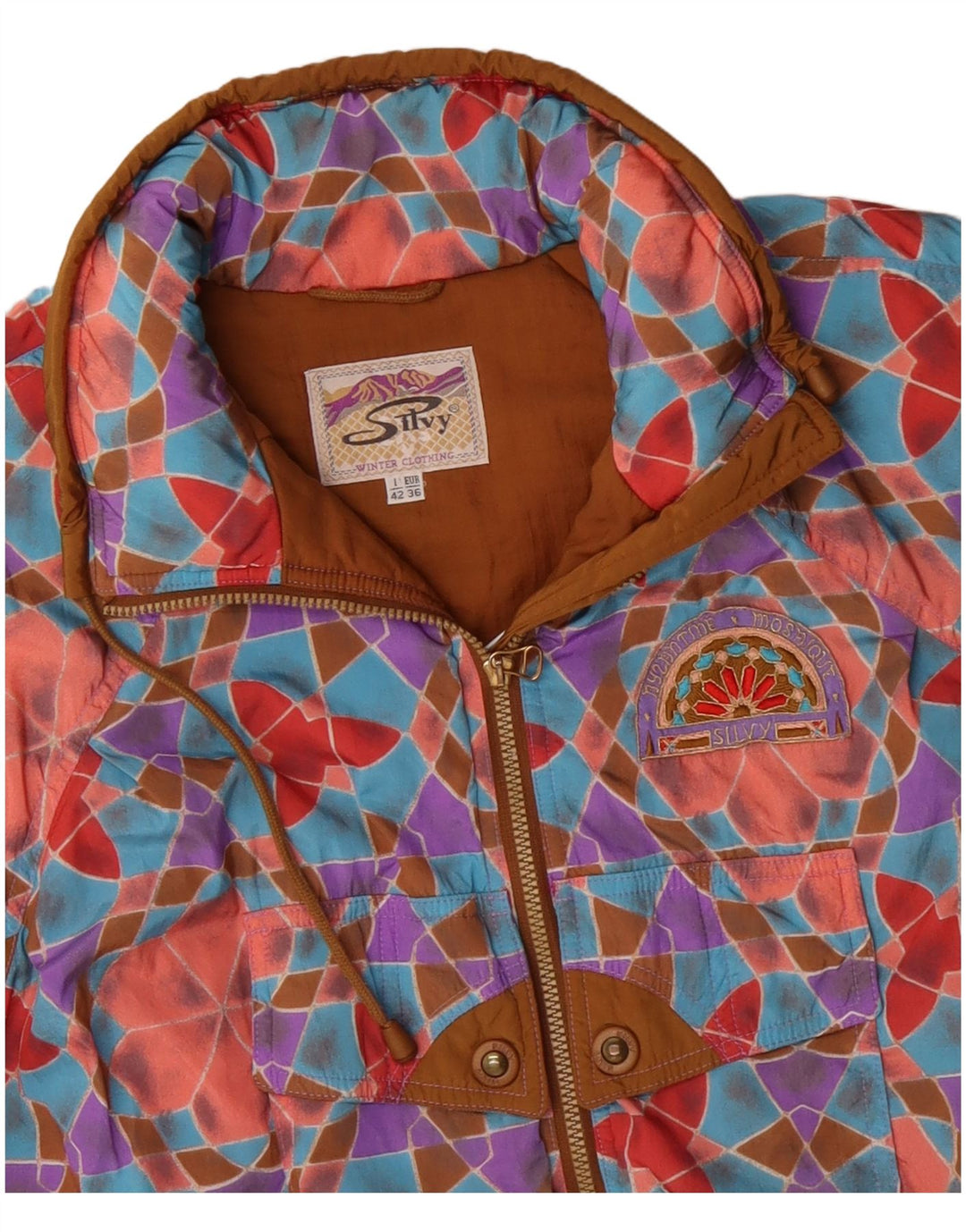 SILVY Jachetă de vânt supradimensionată pentru femei IT 42 Medium Multicolor