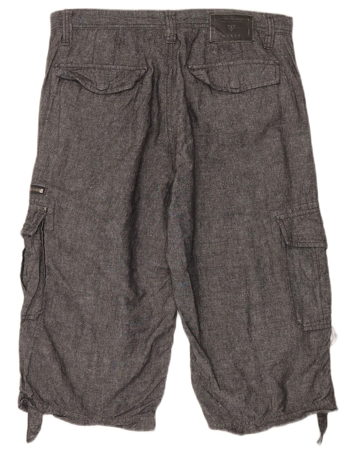 Pantaloni scurți pentru bărbați Guess Cargo W30 Medium Gri In